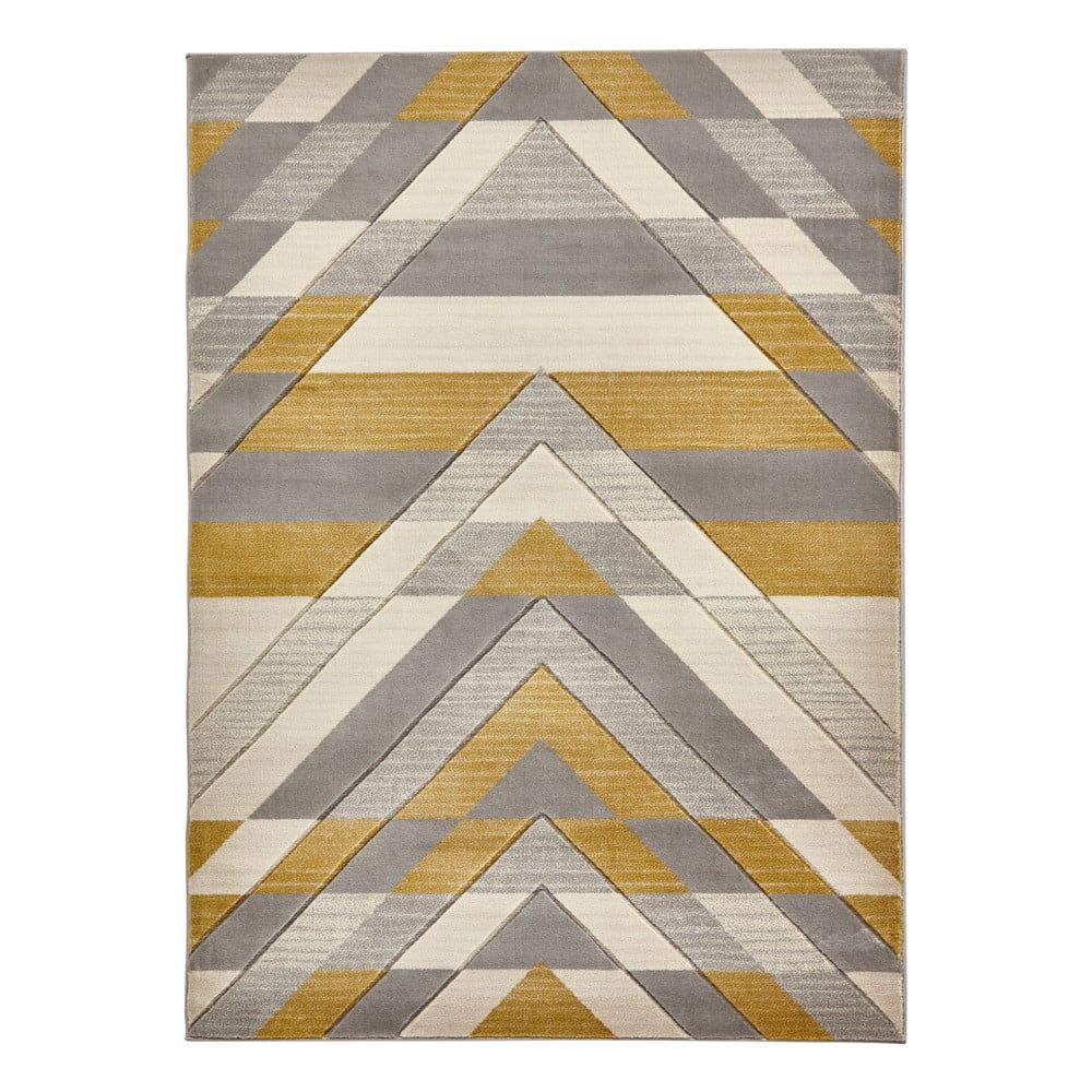 Žlutobéžový koberec Think Rugs Pembroke, 80 x 150 cm - Bonami.cz