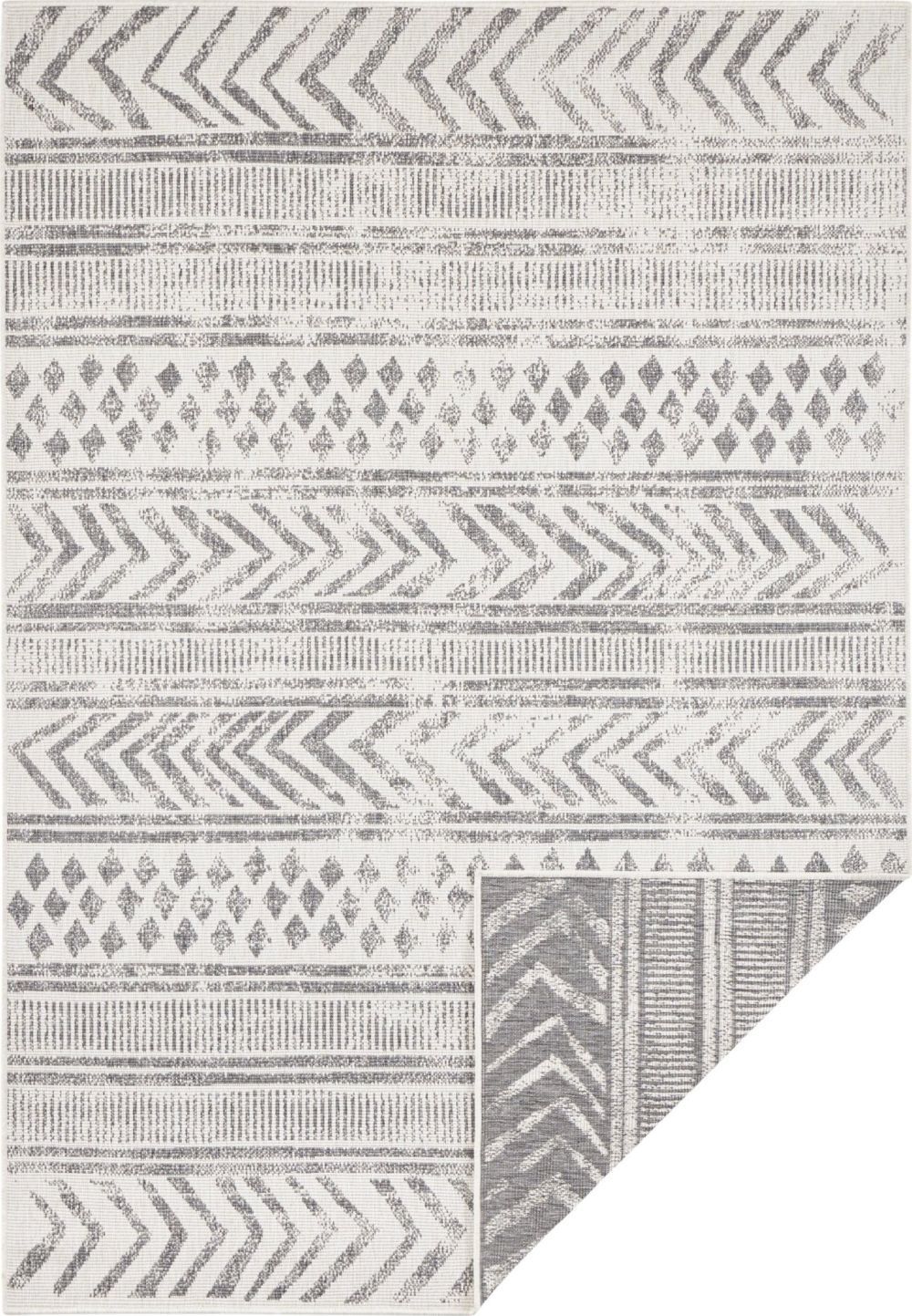 NORTHRUGS - Hanse Home koberce Kusový koberec Twin Supreme 103862 Grey/Cream Rozměry koberců: 240x340 Mdum - M DUM.cz
