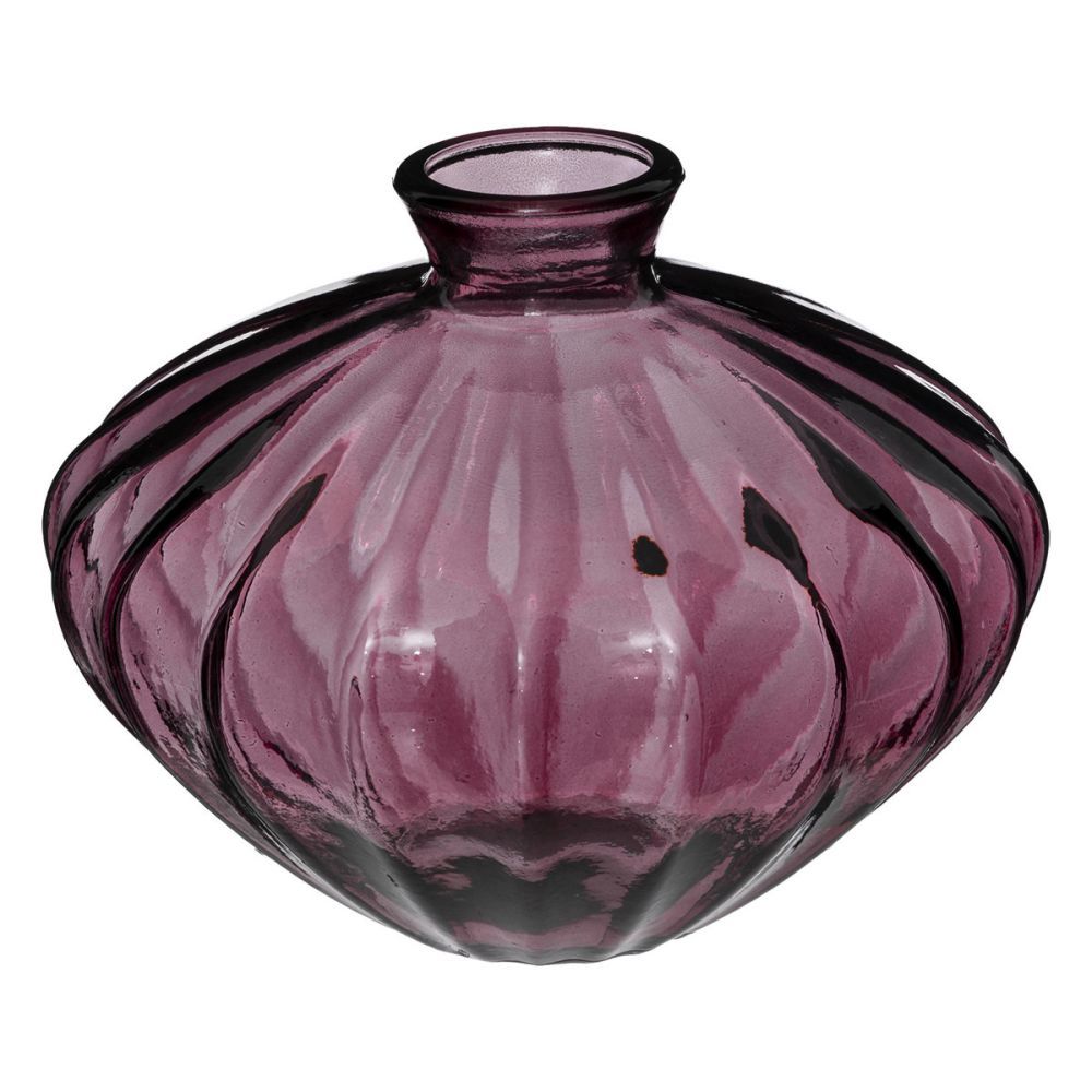 Atmosphera Váza z recyklovaného skla CANDY, 14 cm, růžová - EMAKO.CZ s.r.o.