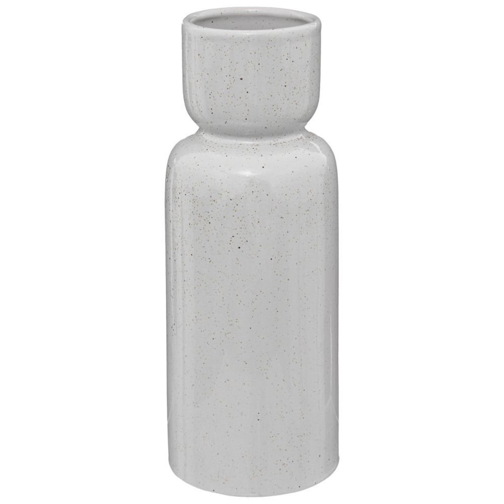 Atmosphera Keramická váza REACTIVE, šedá, 29 cm - EMAKO.CZ s.r.o.