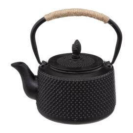 Secret de Gourmet Konvice na čaj FLORA, litina, 1L, černá