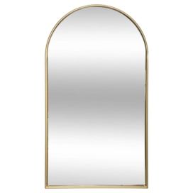 Atmosphera Velké nástěnné zrcadlo JOYCE ve zlatým rámu, 60 x 106 cm