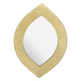 Atmosphera Dekorativní zrcadlo ROMY, zlatý rám, 18 x 18 cm