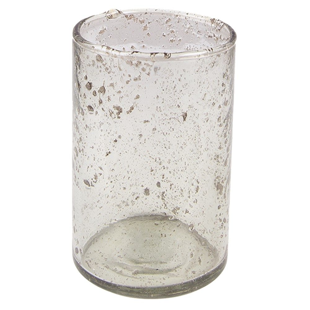 Skleněná transparentní foukaná váza Sandy - Ø 10*15 cm Clayre & Eef - LaHome - vintage dekorace