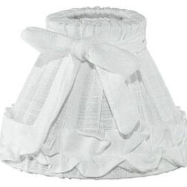 Eglo Stínidlo, ø 20,5 × 14,5 cm, textil, bílé