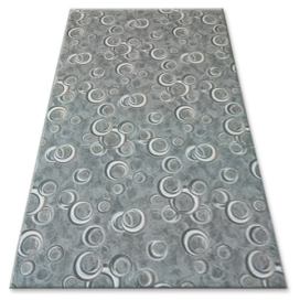 Dywany Lusczow Kusový koberec DROPS Bubbles zelený, velikost 100x150