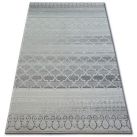 Dywany Lusczow Kusový koberec AKRYLOVÝ PATARA 0242 Krémový/Tyrkysový, velikost 160x235