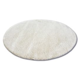 Dywany Lusczow Kulatý koberec SHAGGY MICRO karamelový, velikost kruh 100