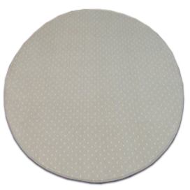 Dywany Lusczow Kulatý koberec AKTUA Breny béžový, velikost kruh 100