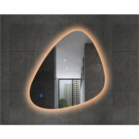   IREDA Koupelnové zrcadlo s LED osvětlením, 100 x 70 cm\r\n