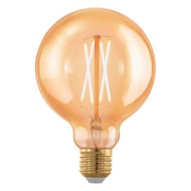EGLO 110064 LED celoskleněná žárovka E27 Vintage filament G95 Globe 4W/28W 300lm 1700K GOLD DIM stmívatelná