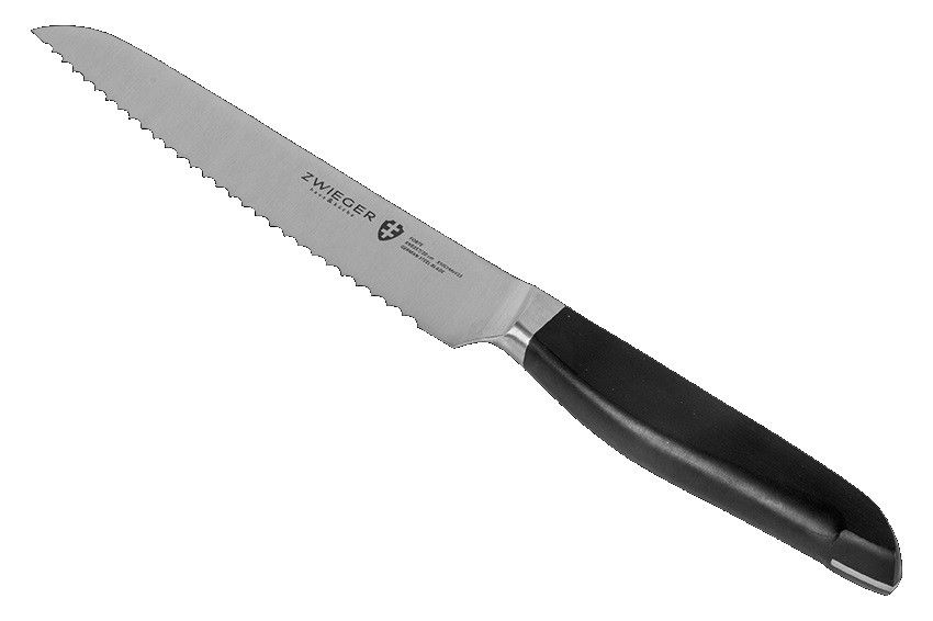 Mondex Nůž na pečivo FORTE 20cm černý - Houseland.cz