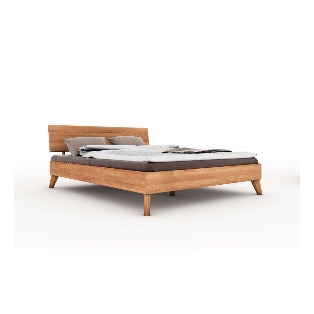 Dvoulůžková postel z bukového dřeva 200x200 cm Greg 3 - The Beds - Bonami.cz