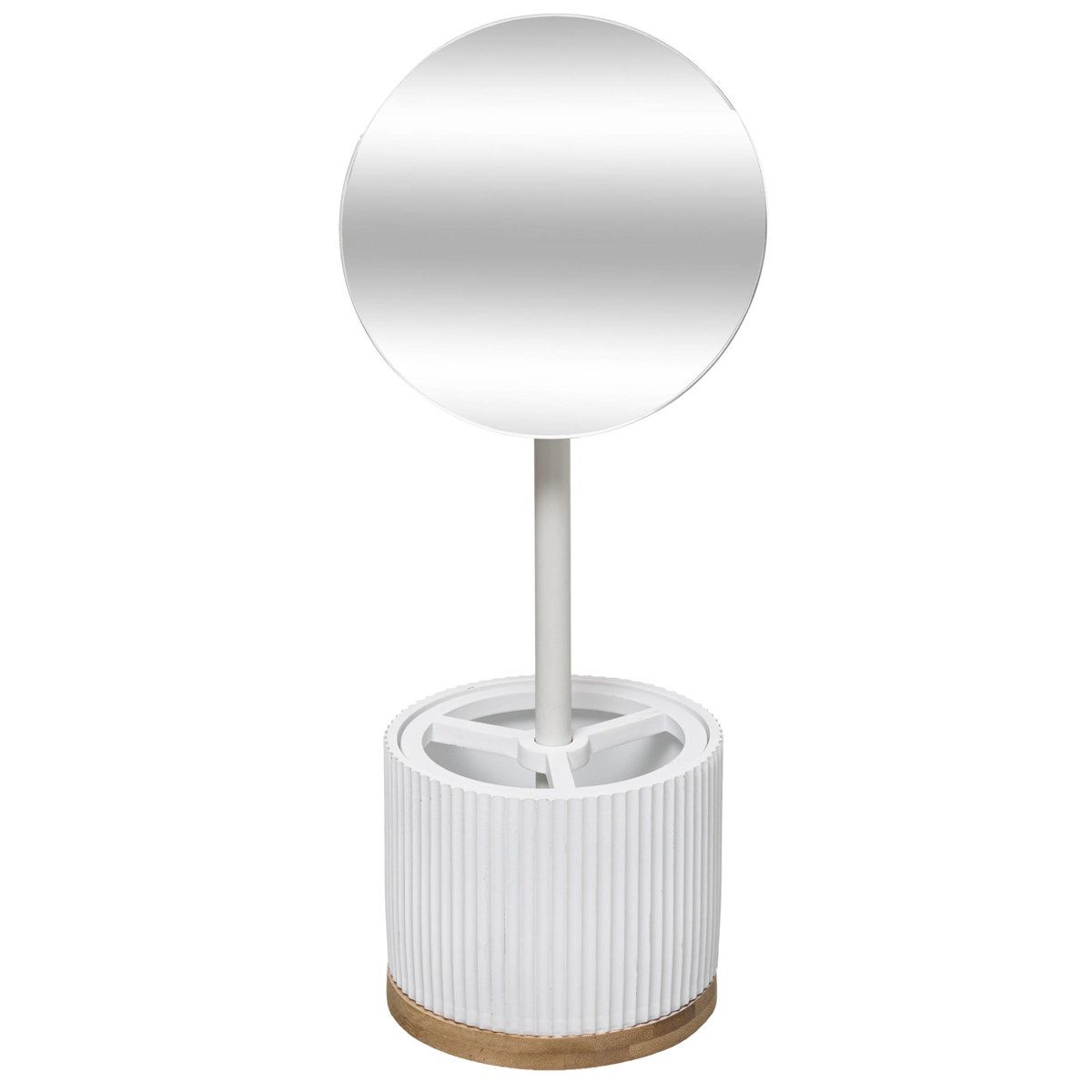 5five Simply Smart Kosmetické zrcadlo MODERN s organizérem na šperky, 35 cm, bílé - EMAKO.CZ s.r.o.