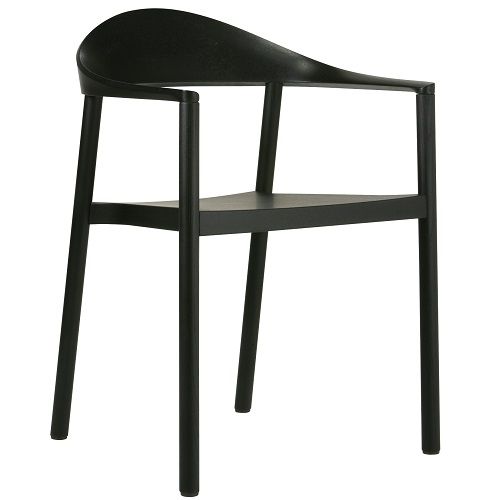 PLANK židle Monza Armchair Black - DESIGNPROPAGANDA