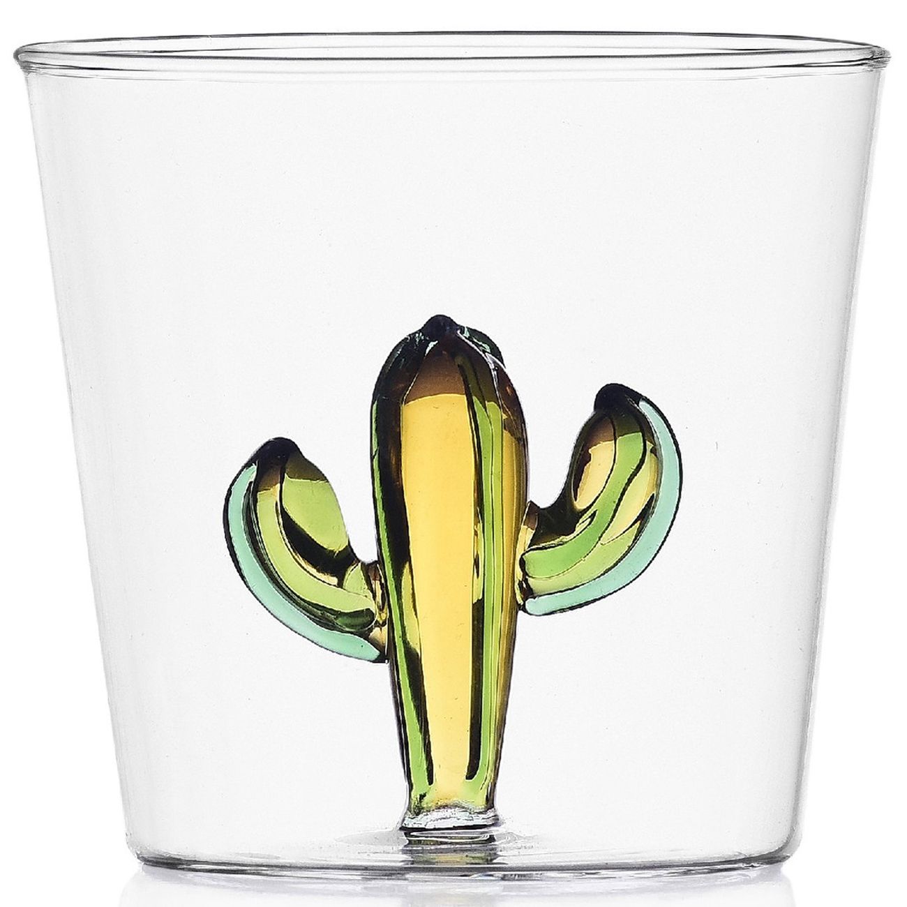 Ichendorf Milano designové sklenice na vodu Desert Plants Tumbler Cactus Green-Amber - DESIGNPROPAGANDA