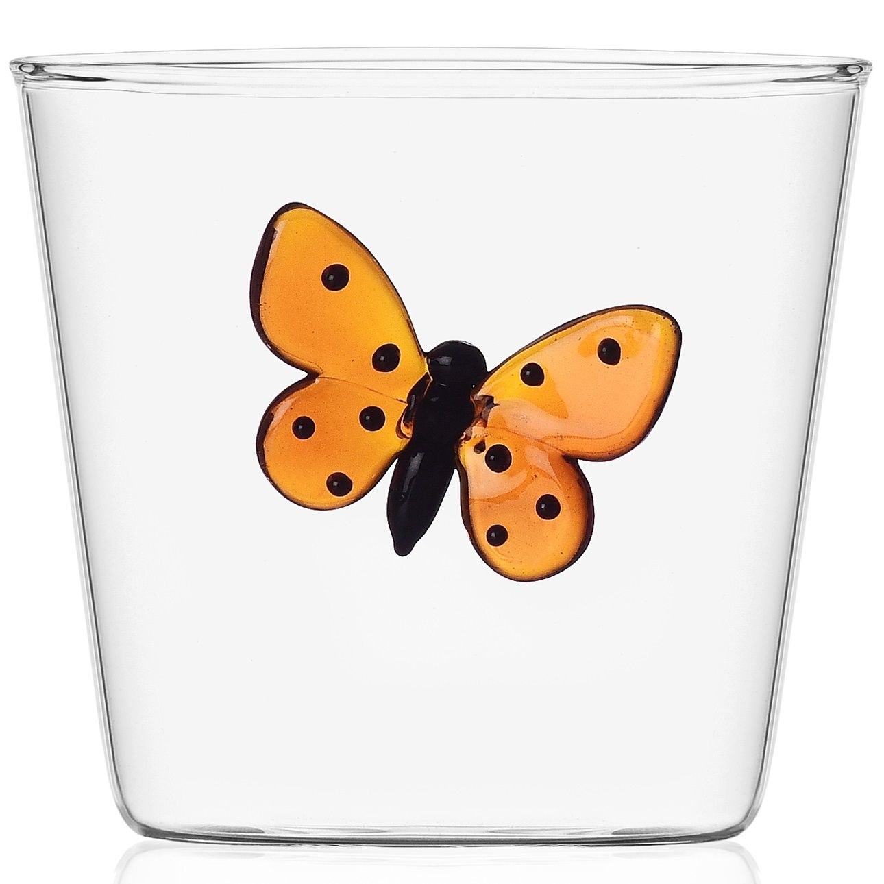 Ichendorf Milano designové sklenice na vodu Garden Pic Nic Tumbler Red Butterfly - DESIGNPROPAGANDA