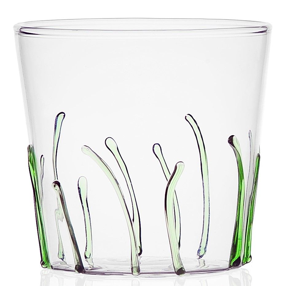 Ichendorf Milano designové sklenice na vodu Greenwood Green Grass Tumbler - DESIGNPROPAGANDA