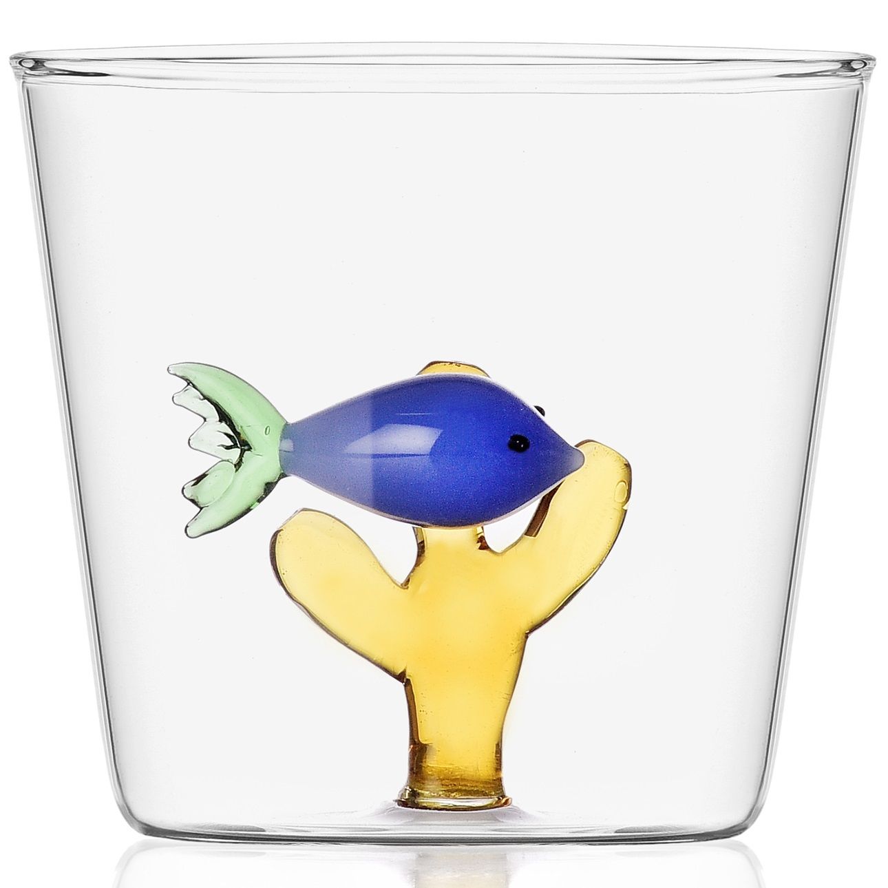 Ichendorf Milano designové sklenice na vodu Marine Garden Blue Fish Amber Seaweed - DESIGNPROPAGANDA