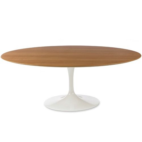 KNOLL jídelní stoly Tulip Table oválné (244 x 74 x 137 cm) - DESIGNPROPAGANDA