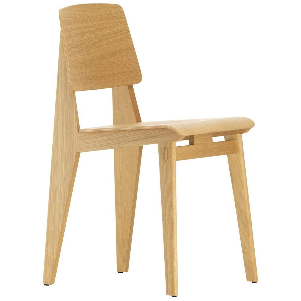 Výprodej Vitra designové židle Chaise Tout Bois (dub, kluzáky na tvrdou podlahu) - DESIGNPROPAGANDA