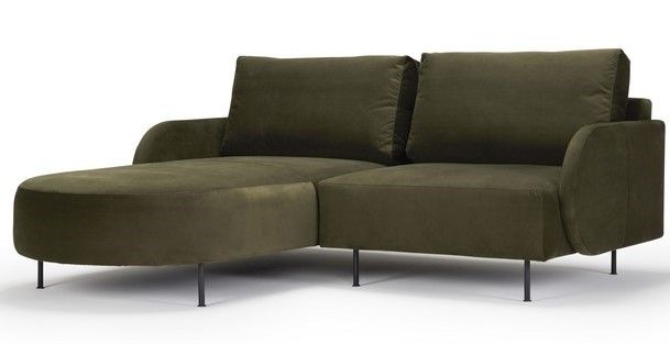 KRAGELUND Furniture - Sedačka ASKOV ROUND s kovovou podnoží - 