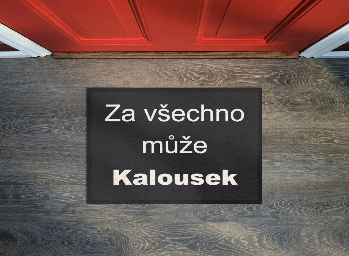 GDmats koberce Rohožka Kalousek 40x60 cm - 40x60 cm - Mujkoberec.cz
