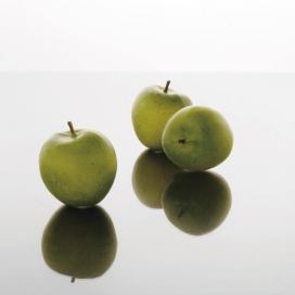 ADRIANI E ROSSI - Dekorace umělé jablko - zelené 3ks