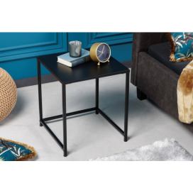 LuxD Designový odkládací stolek Damaris 40 cm černý