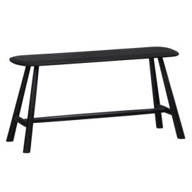 Hoorns Černý mangový odkládací stolek Eamon 90 x 33 cm