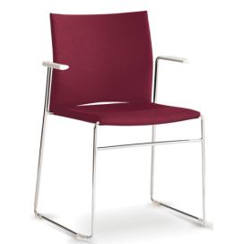 RIM - Konferenční židle WEB 102 s čalouněným sedákem a opěrákem
