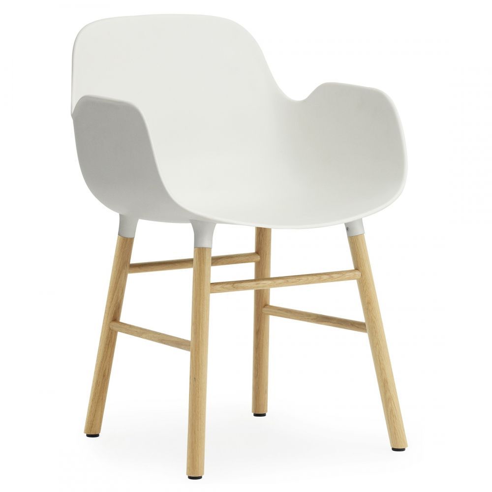 Normann Copenhagen designové židle Form Armchair Wood - DESIGNPROPAGANDA