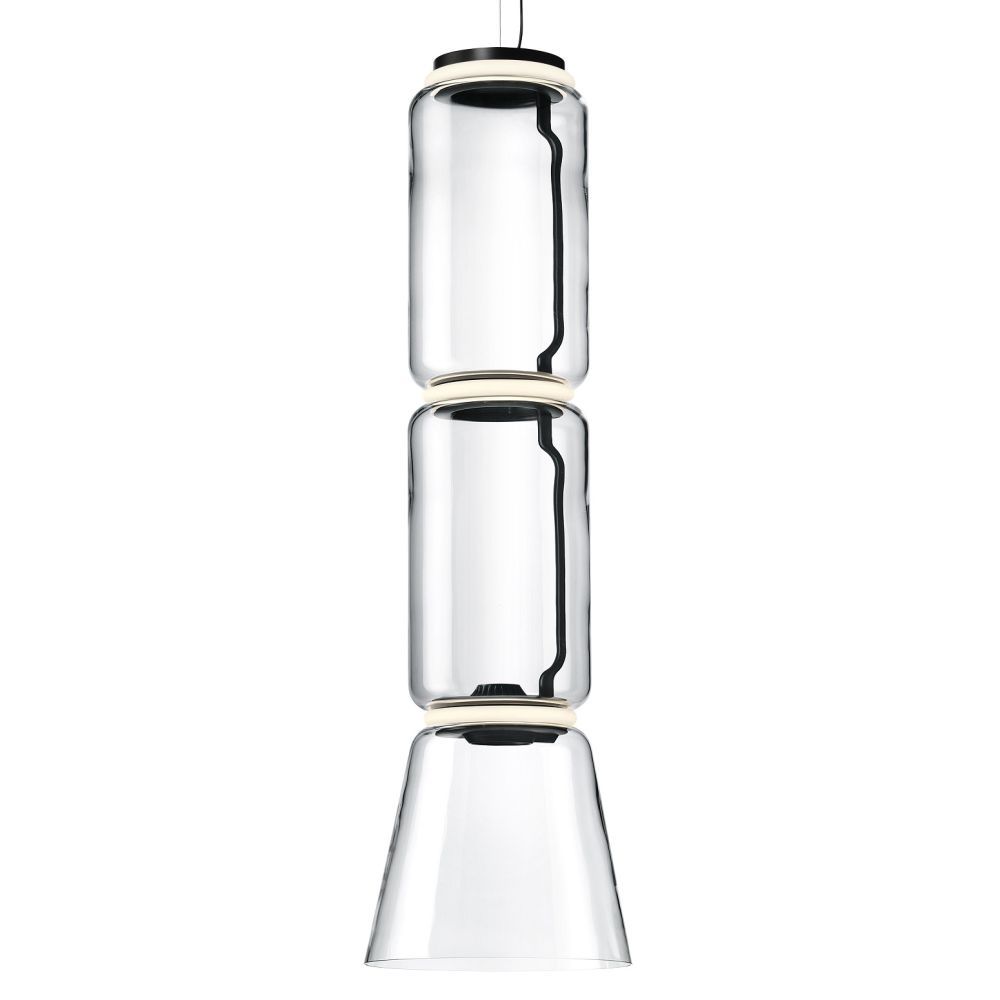 Flos designová závěsná svítidla Noctambule Suspension 2 Low Cylinder Cone - DESIGNPROPAGANDA