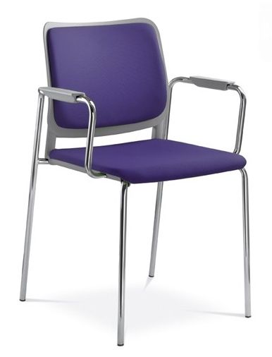 NARBUTAS - Židle WAIT čalouněná s područkami - 