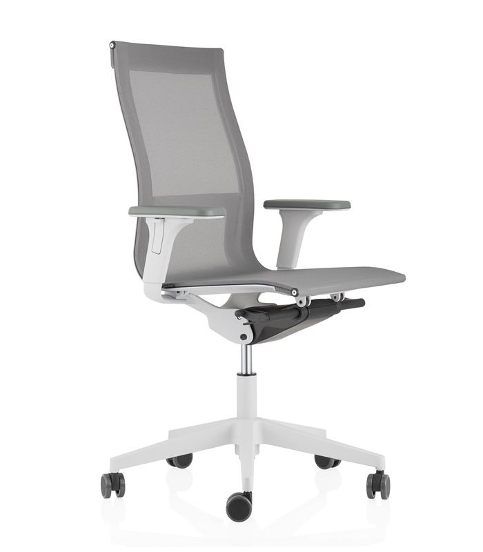 ICF - Židle UNA PLUS s vysokým opěrákem a područkami - 