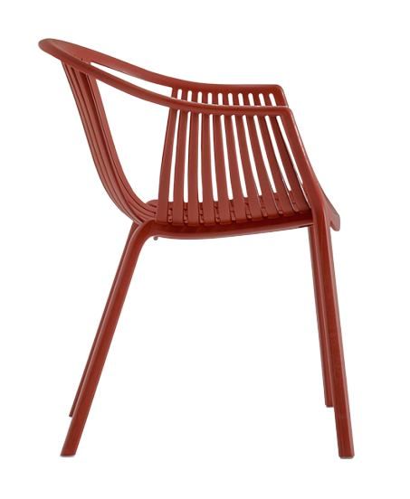 PEDRALI - Židle TATAMI 306 DS s područkami - červená - 