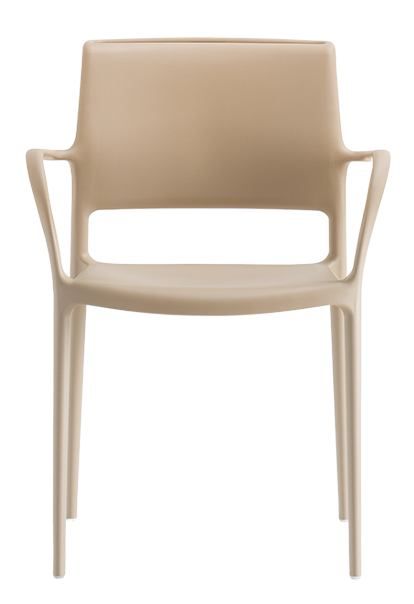PEDRALI - Židle s područkami ARA 315 DS - světle hnědá - 