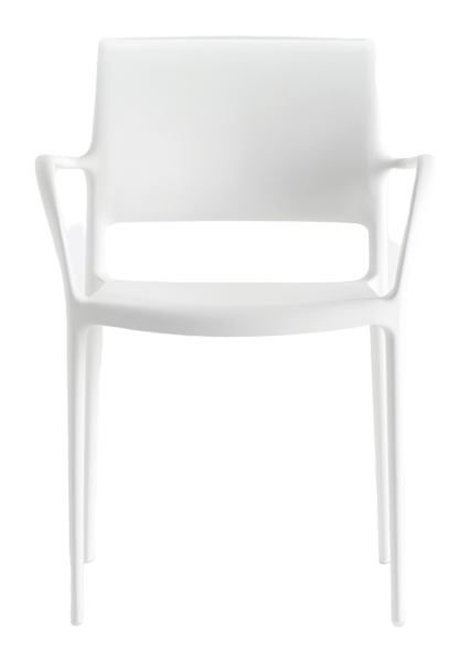 PEDRALI - Židle s područkami ARA 315 DS - bílá - 