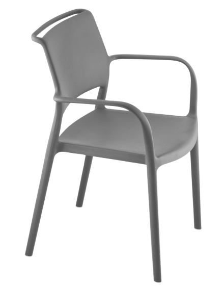 PEDRALI - Židle s područkami ARA 315 DS - antracit - 