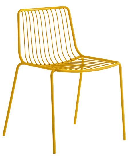 PEDRALI - Židle s nízkou opěrkou NOLITA 3650 DS - žlutá - 