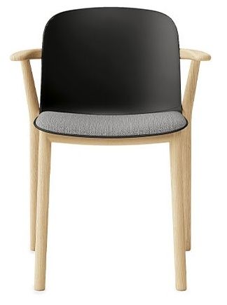 INFINITI - Židle RELIEF s čalouněným sedákem a područkami - 