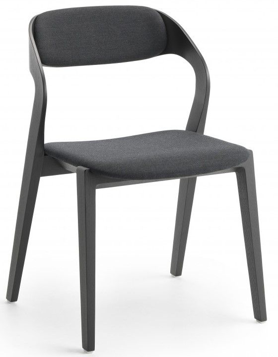 CRASSEVIG - Židle MIXIS RS s čalouněným sedákem a opěrákem - 