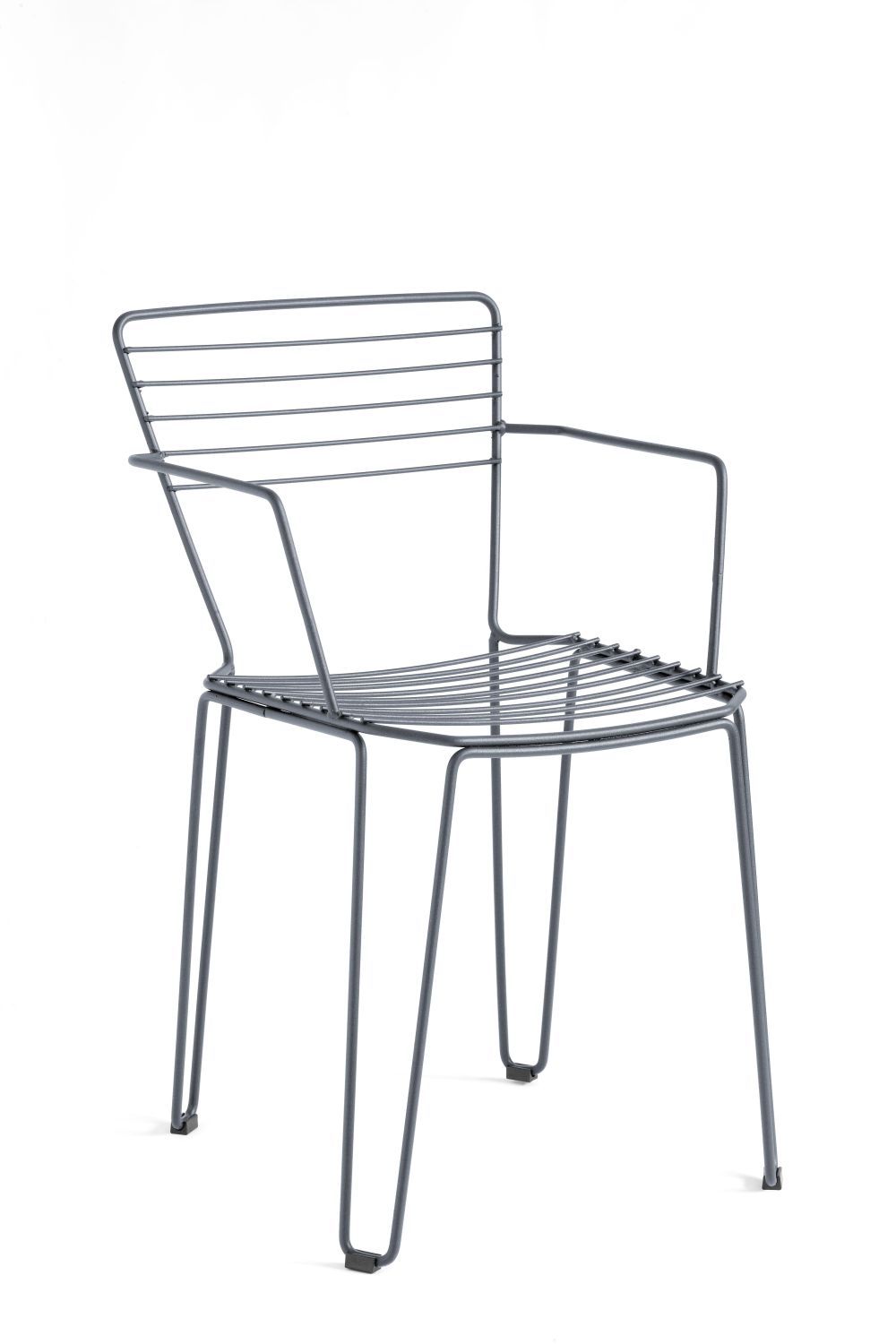 ISIMAR - Židle MENORCA s područkami - světle šedá - 