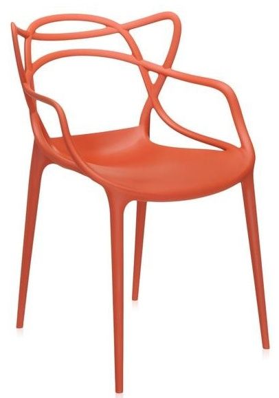 Kartell - Židle Masters, oranžová - 