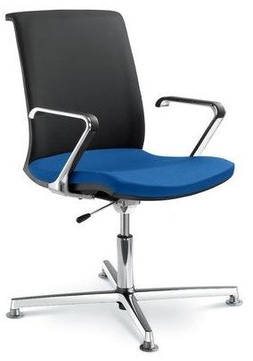 LD SEATING - Židle LYRA NET 204-F34-N6 - černý rám - 