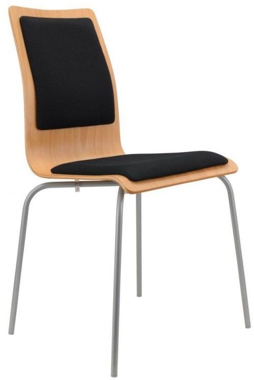 ALBA - Židle LILLY s  čalouněným sedákem a opěrákem - 