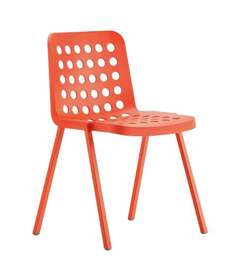 PEDRALI - Židle KOI-BOOKI 370 DS - červená - 