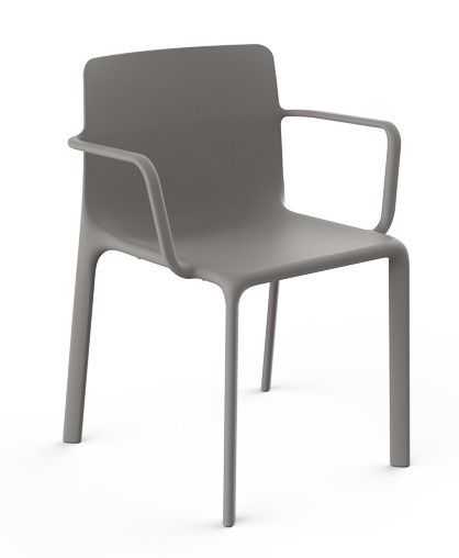 VONDOM - Židle KES s područkami - šedá - 