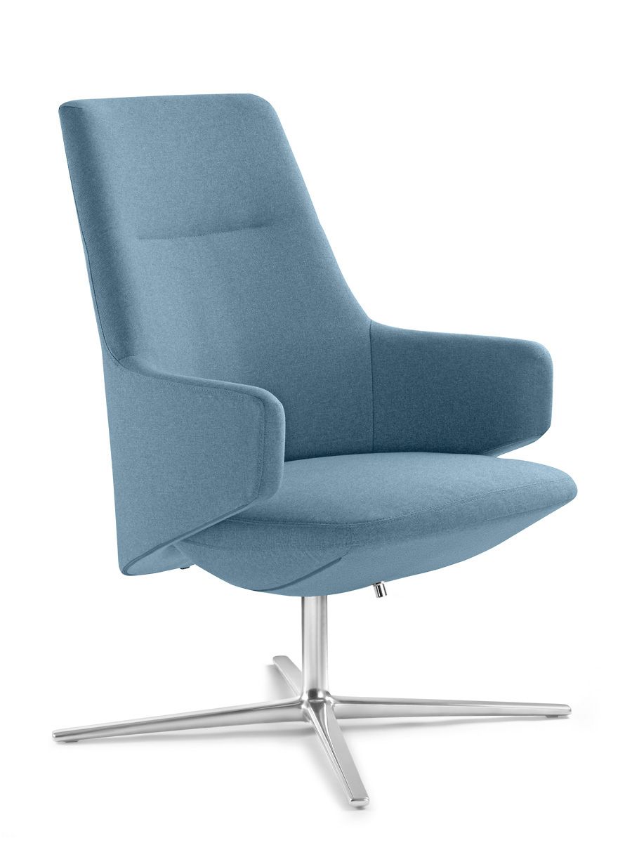 LD SEATING - Křeslo MELODY LOUNGE L-FR se synchronní mechanikou - 