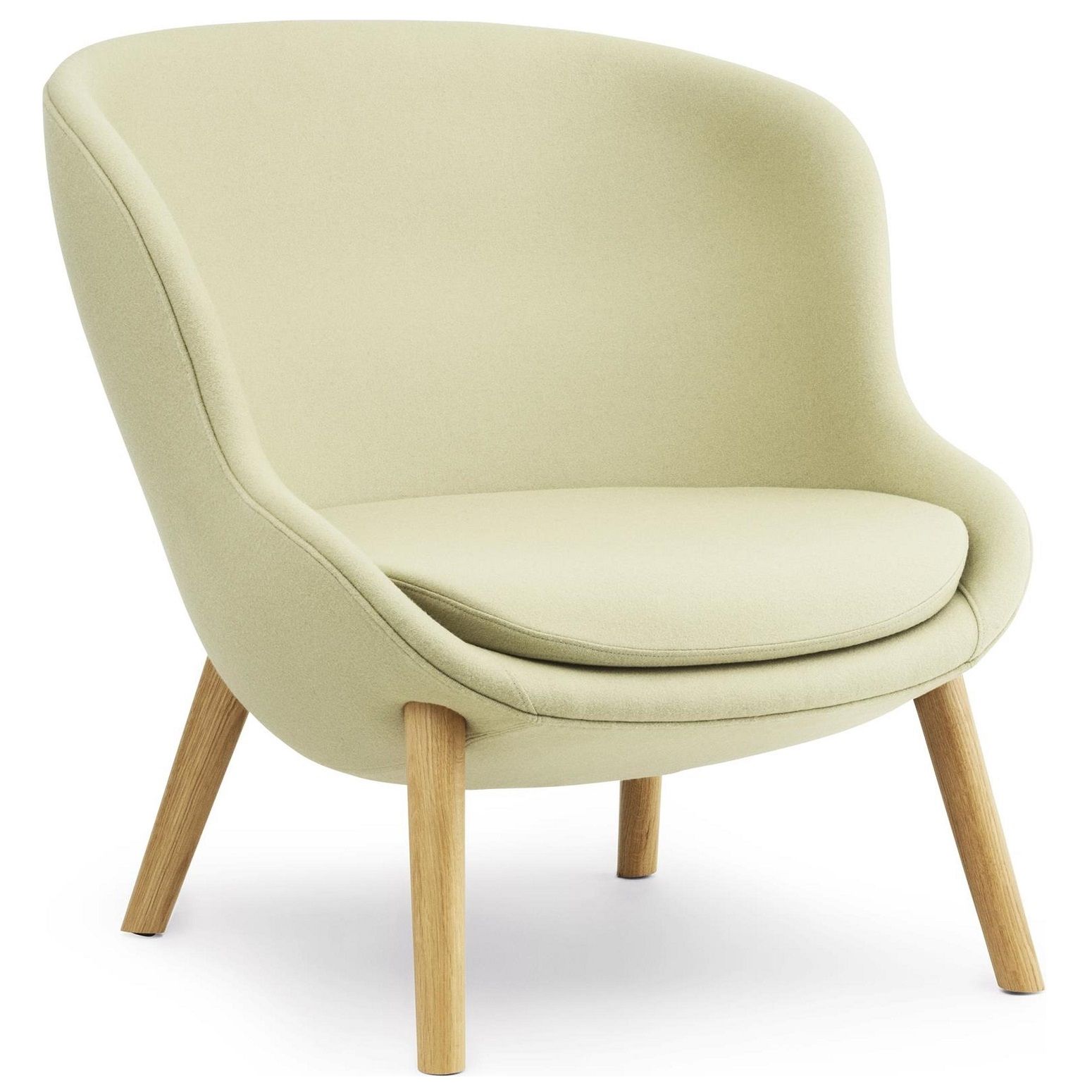 Normann Copenhagen designová křesla Hyg Lounge Chair Low Wood - DESIGNPROPAGANDA